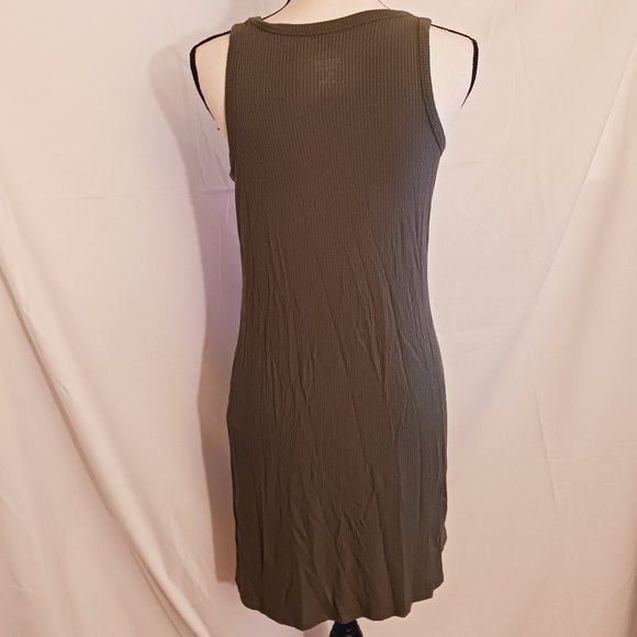 NWT Olive Green Mossimo Bodycon Mini Dress - Picture 4 of 9